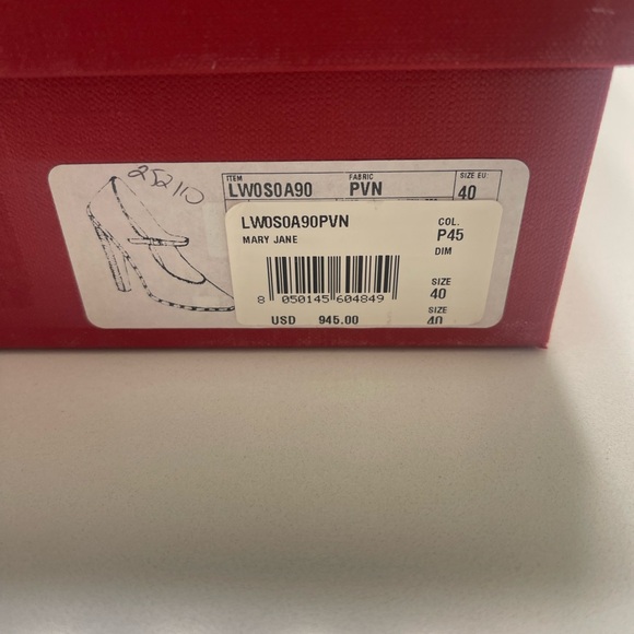 VALENTINO Mary Jane Pumps Sz 40 - Picture 6 of 6